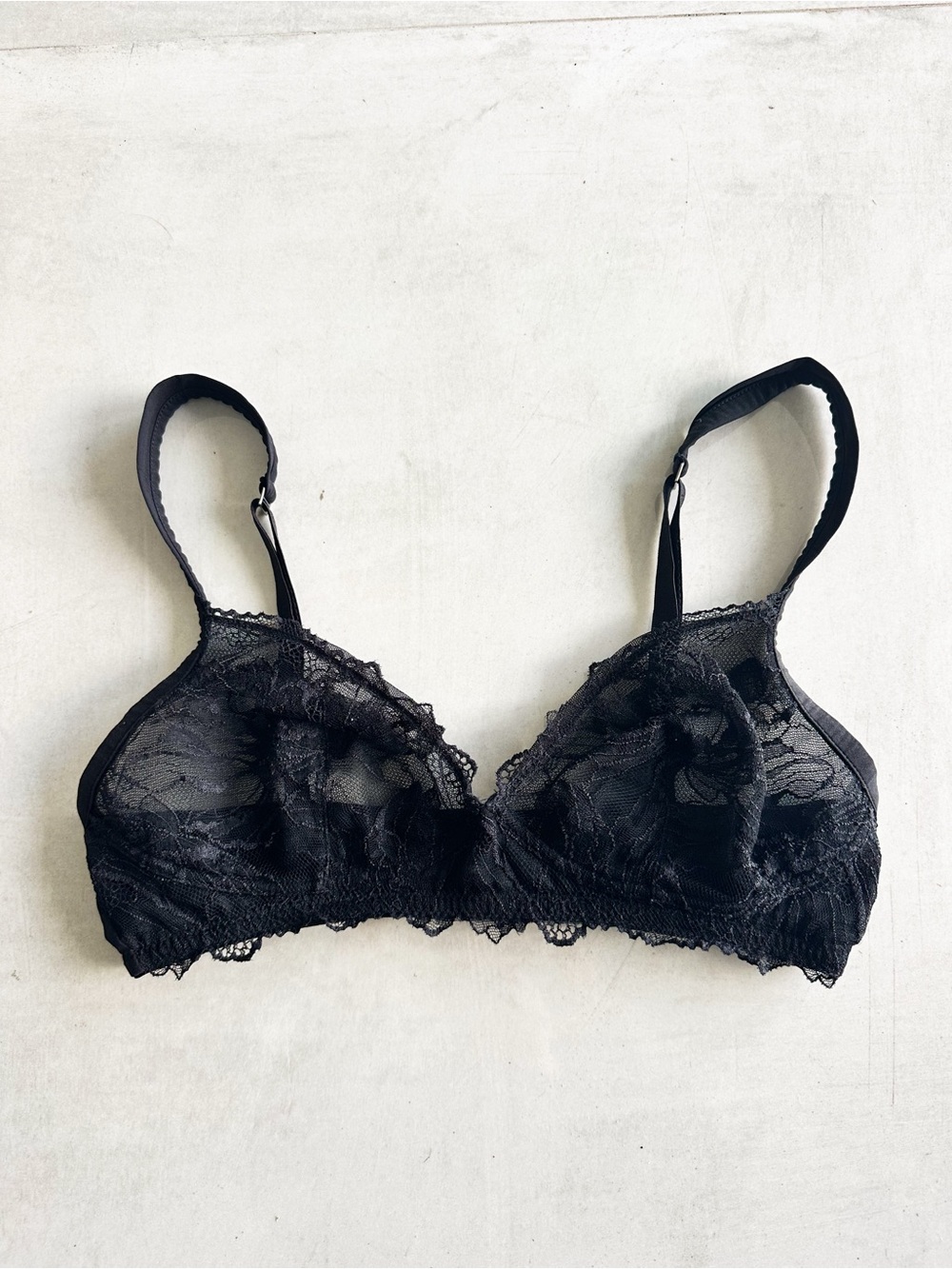La Perla Black Lace Unlined Bralette